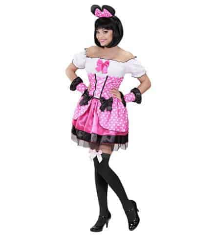 ROBE ROSE DE SOURIS (Robe, bracelets, oreilles) Tailles adultes - Démo vidéo