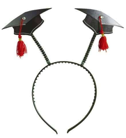 MINI CHAPEAU DE DIPLÔMÉ (Serre tête avec 2 toques)