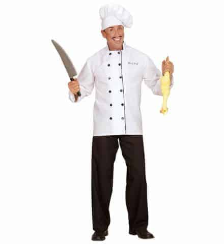 COSTUME MISTER CHEF (Veste, pantalon, toque) Tailles adultes - Démo vidéo