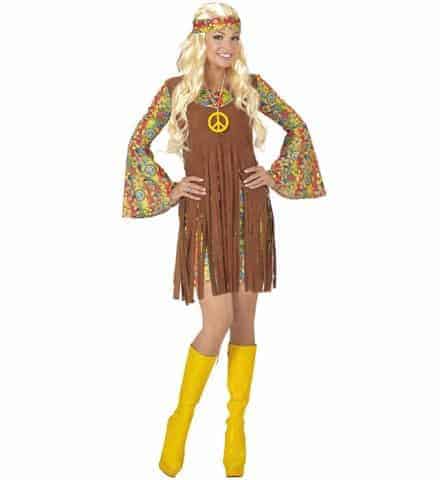 Fille hippie woodstock