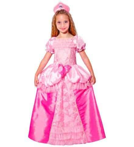 Robe rose petite licorne
