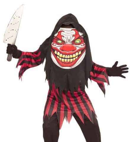 Costume clown affreux