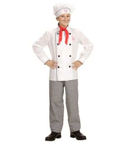 COSTUME MISTER CHEF (Veste, pantalon, toque) Tailles enfants - Démo vidéo