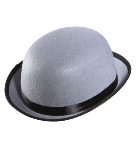 CHAPEAU MELON GRIS (Chapeau pour enfant)