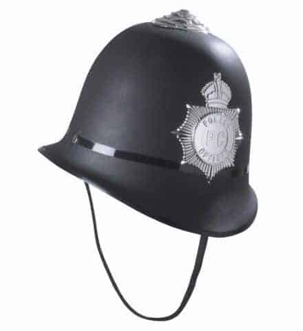 CASQUE POLICIER ANGLAIS (Casque en plastique)