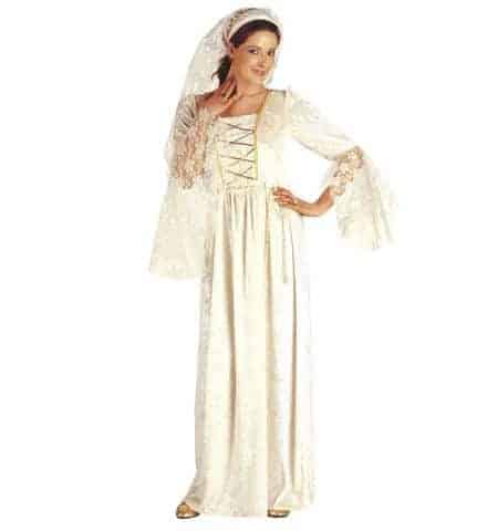 Robe mediévale voilée