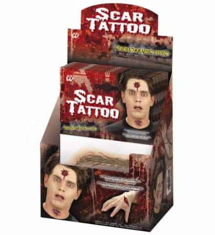 BOX TATOUAGES CICATRICES (Assortiment 12 blessures)