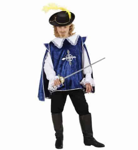 Tenue mousquetaire bleue