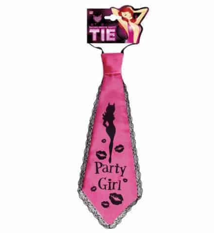 CRAVATE PARTY GIRL (Cravate satin et dentelle)