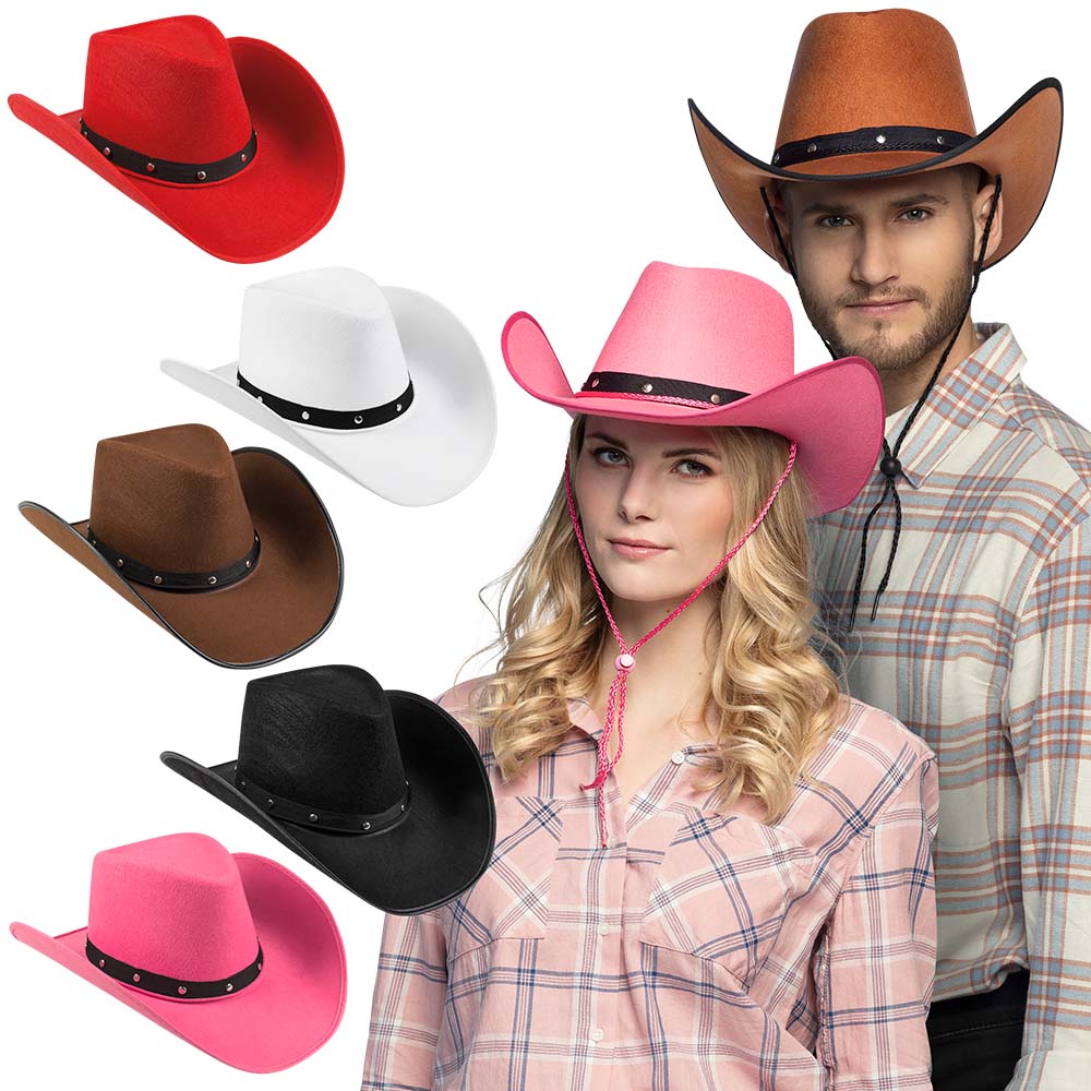 CHAPEAUX DE COW BOYS (Pack 12 chapeaux assortis)
