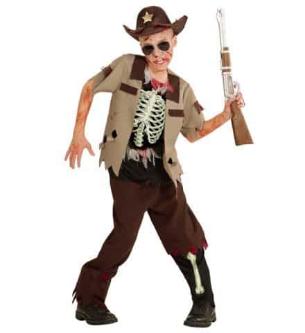 PETIT SHERIF ZOMBIE (Costume avec chapeau) Tailles enfants - Démo vidéo