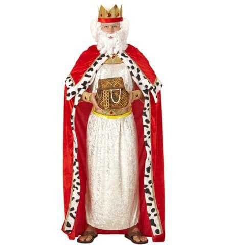 COSTUME DE ROI MAGE (Grande cape avec couronne) Tailles adultes - Démo vidéo