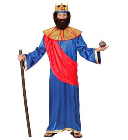 COSTUME DE ROI MAGE (Tunique avec couronne) Tailles adultes - Démo vidéo