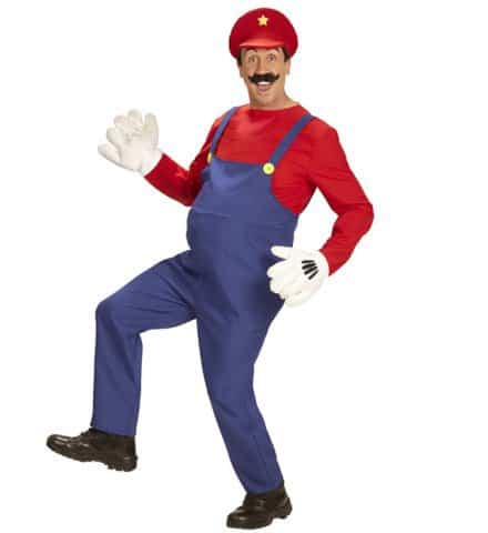 COSTUME SUPER PLOMBIER (Costume, chemise, chapeau) Tailles adultes - Démo vidéo