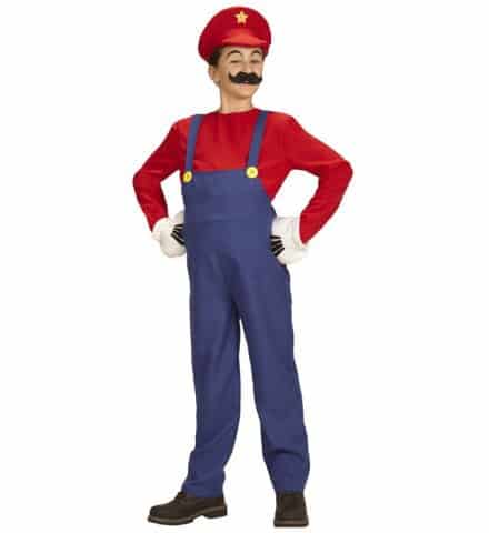 SUPER PLOMBIER GARÇON (Costume, chemise, chapeau) Tailles enfants - Démo vidéo
