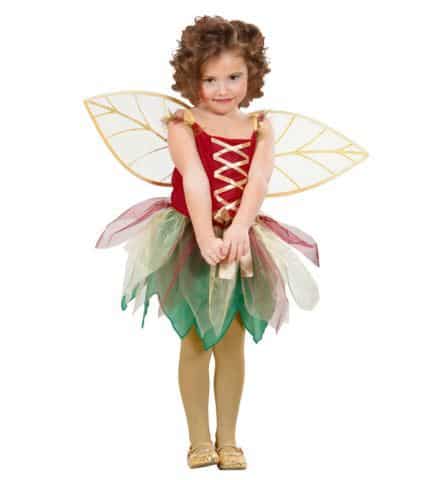 PETITE FÉE AILÉE FANTAISIE (Pack 4 robes avec ailes) Tailles de 1 à 5 ans