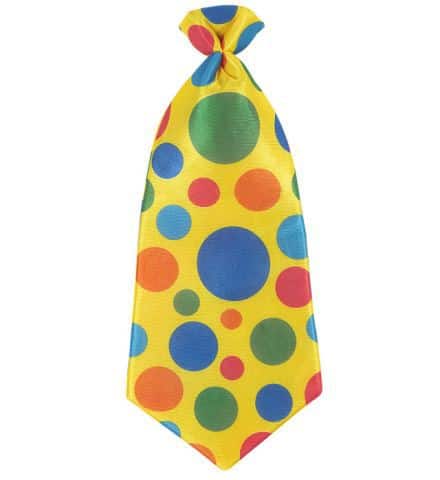 GRANDE CRAVATE DE CLOWN (Cravate à pois XL)