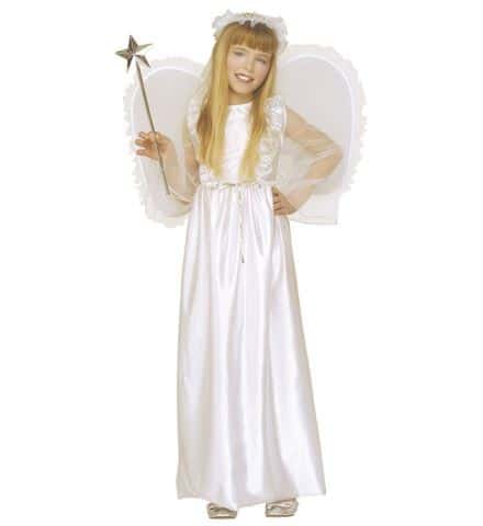 JEUNE FILLE ANGE FÉERIQUE (Robe, ailes et auréole) Tailles enfants de 5 à 13 ans