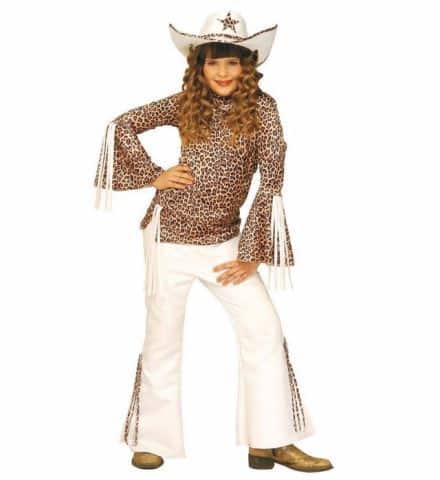 PETITE FILLE DU TEXAS (Costume avec chapeau) Tailles enfants de 4 à 7 ans