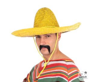 CHAPEAU MEXICAIN (Sombrero en paille 52 cm) – Image 1