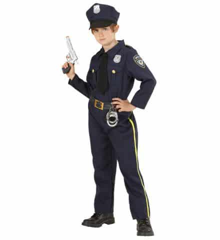 JEUNE POLICIER US (Costume, cravate, chapeau) Tailles enfants de 5 à 13 ans