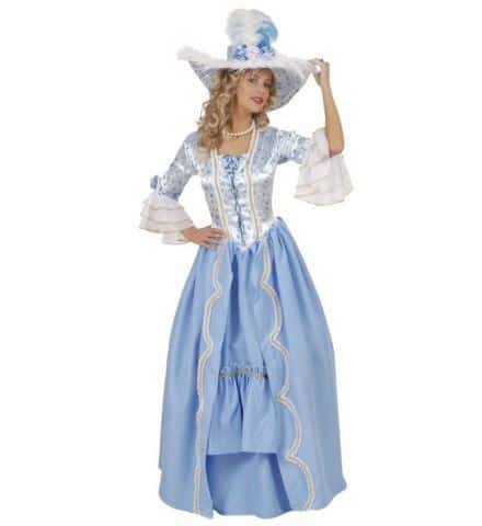 ROBE COUR ROYALE 18 ÈME (Robe avec jupon, chapeau) Tailles adultes