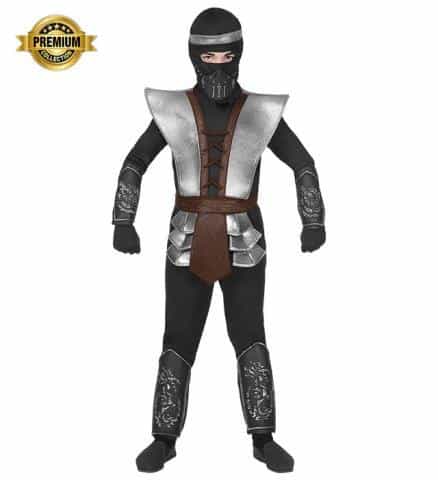 COSTUME MASTER NINJA (Déguisement complet) Tailles enfants - Démo vidéo