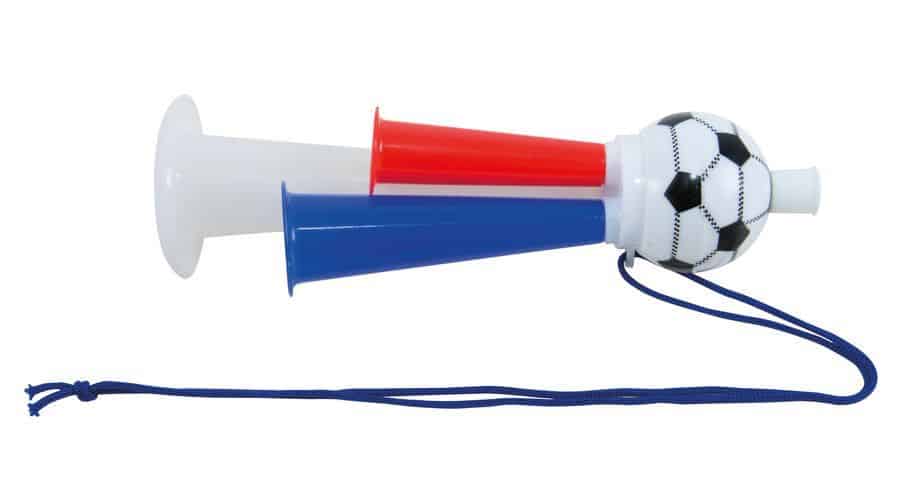 TROMPETTE ALLEZ FRANCE (Triple corne supporter BBR) Taille 20 cm
