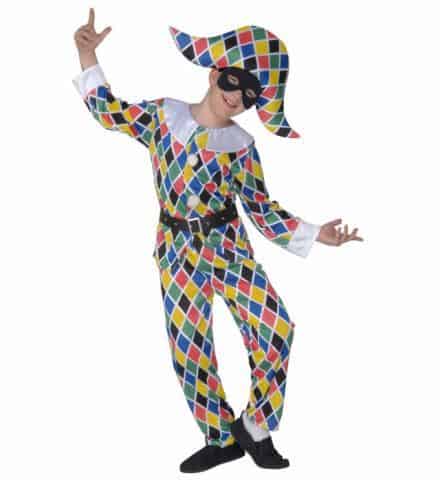 COSTUME JEUNE ARLEQUIN (Costume et accessoires) Tailles enfants