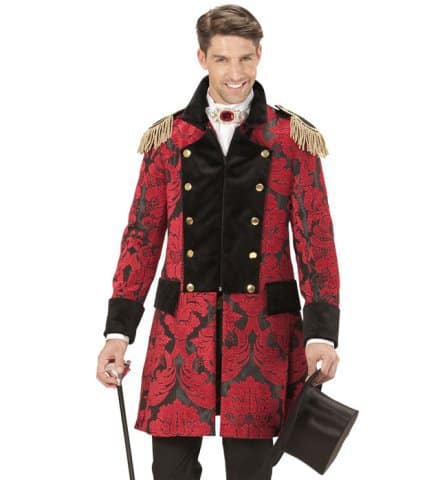 MANTEAU PARADE JACQUARD (Modèle rouge homme) Tailles adultes - Démo vidéo