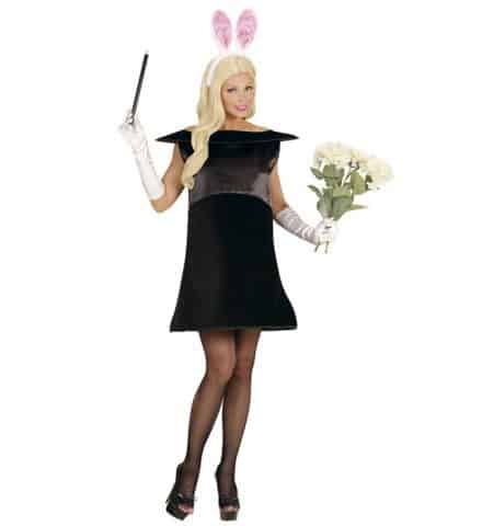 LAPINE MAGICIENNE SEXY (Robe noire avec oreilles) Tailles adultes - Démo vidéo