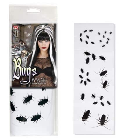 STICKERS HALLOWEEN (Feuilles insectes 25 x 70 cm) Décoration murale
