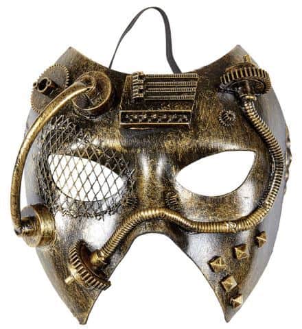 LOUP MASQUE STEAMPUNK (Couleur cuivre)