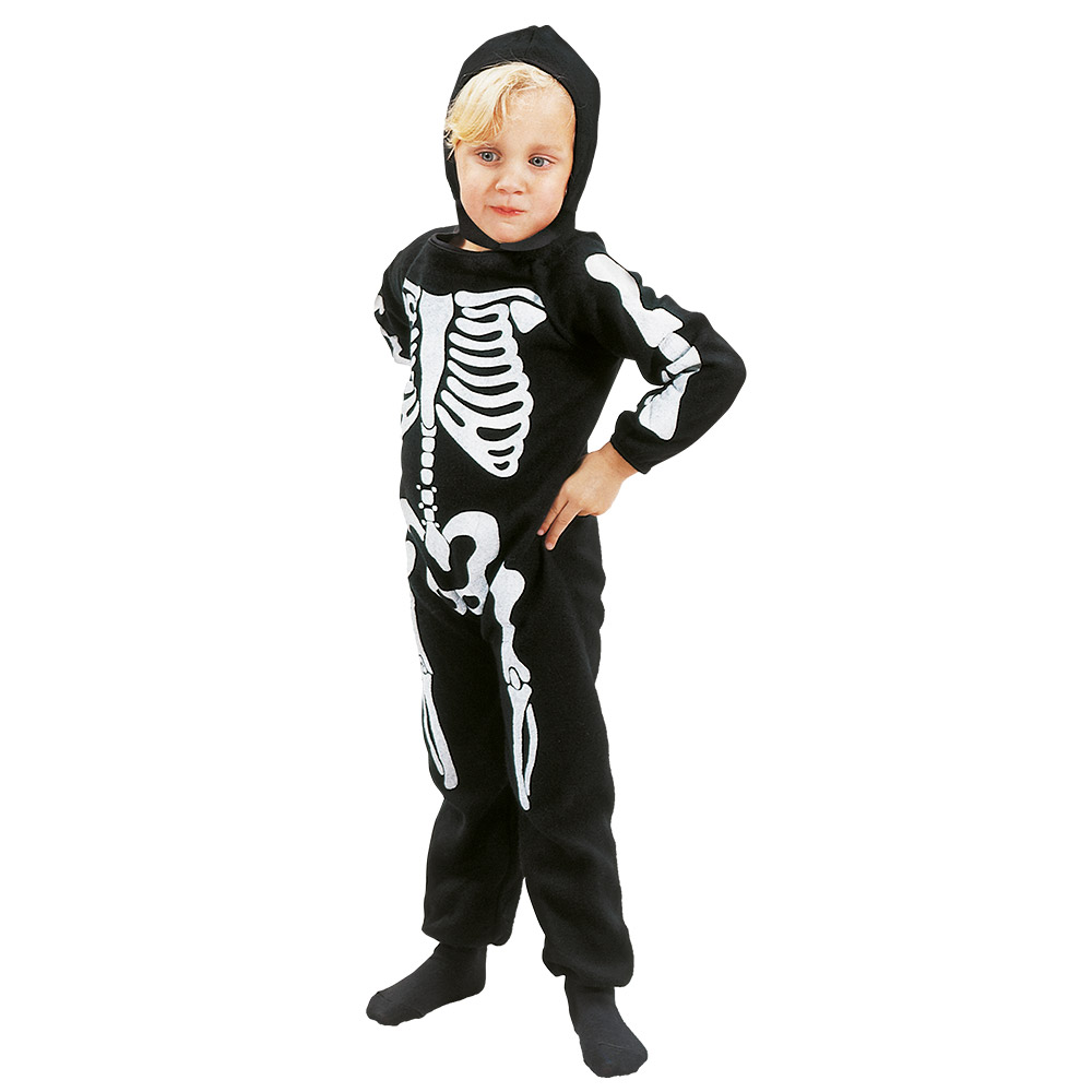 COSTUME BÉBÉ SQUELETTE (Taille enfant 3/4 ans)