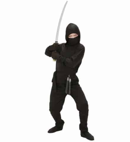 COSTUME JEUNE NINJA (Costume et accessoires) Tailles enfants de 5 à 13 ans