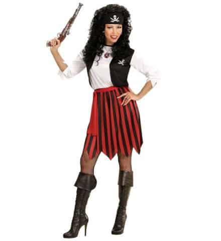 COSTUME FEMME PIRATE (Robe pointue, accessoires) Tailles adultes - Démo vidéo