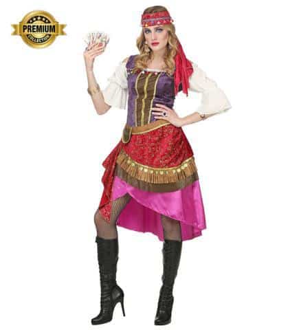 DÉGUISEMENT DE GITANE (Robe avec foulard assorti) Tailles adultes - Démo vidéo