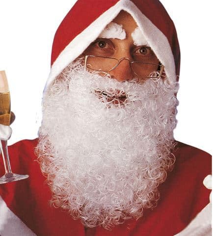 BARBE BOUCLÉE PÈRE NOEL (Moustache et sourcils)