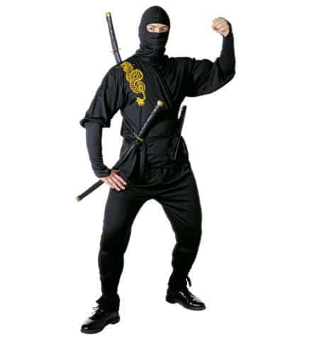 DÉGUISEMENT DE NINJA (Costume et accessoires) Tailles adultes