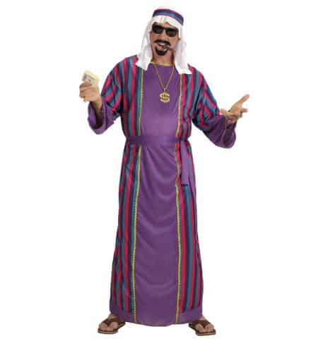 COSTUME CHEIKH ARABE (Tunique, ceinture, coiffe) Tailles adultes - Démo vidéo
