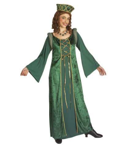 COSTUME LADY ÉLÉONORE (Robe longue avec chapeau) Tailles adultes