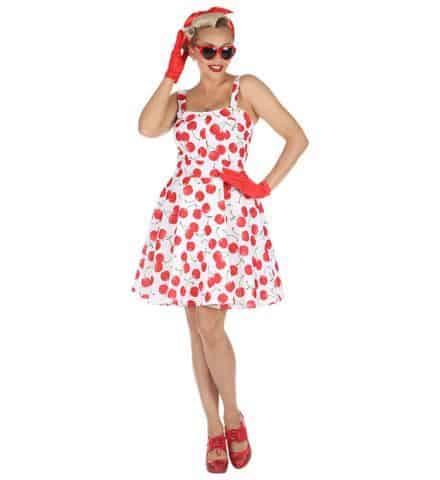 ROBE MODE ANNÉES 50 (Robe à motifs et jupon) Tailles adultes - Démo vidéo