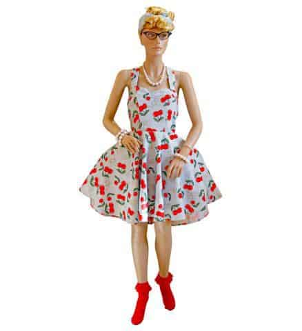 ROBE MODE ANNÉES 50 (Robe à motifs et jupon) Tailles adultes - Démo vidéo