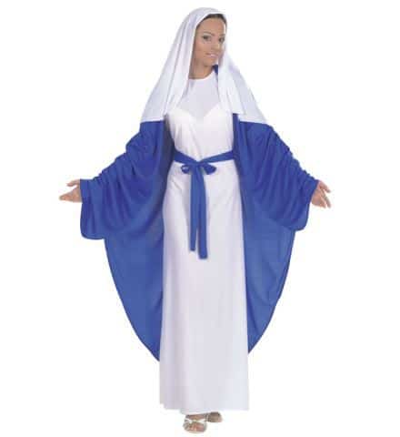 COSTUME SAINTE MARIE (Tunique, ceinture, coiffe) Tailles adultes