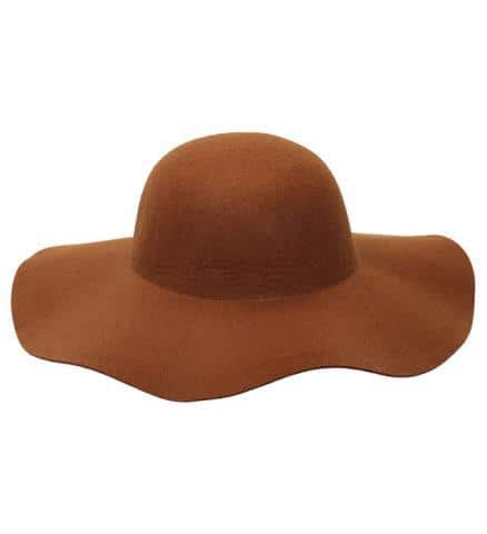 CHAPEAU SOUPLE MARRON (Chapeau personnalisable)