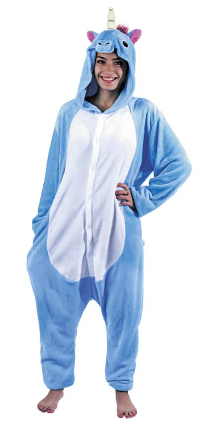 KIGURUMI LICORNE BLEUE (Taille unique adulte H/F)