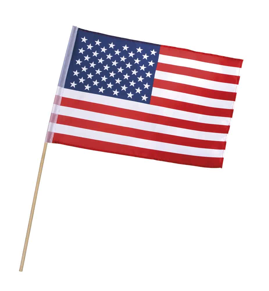 DRAPEAU DES ETATS UNIS (Dimension 30 x 45 cm)