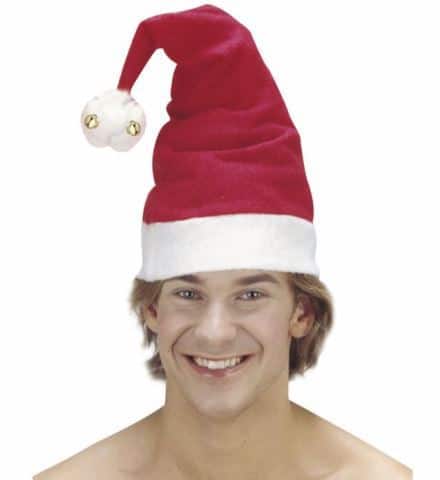 BONNET DE NOEL A CLOCHES (Pompon à clochettes)