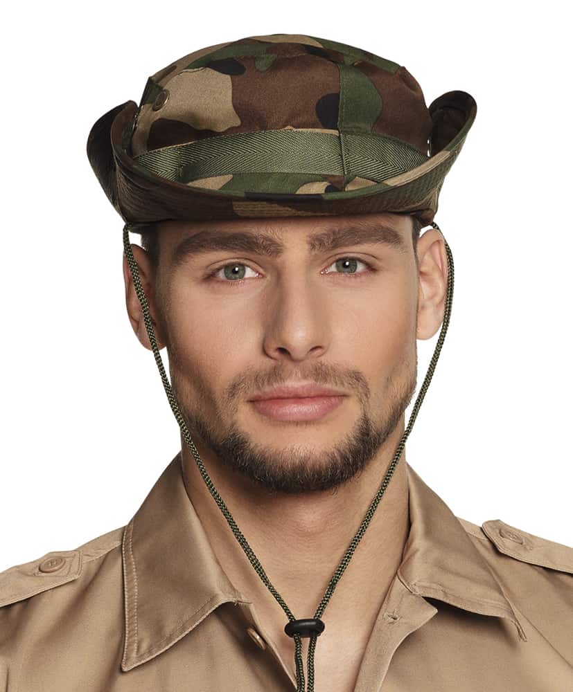 CHAPEAU MILITAIRE (Casquette de camouflage)