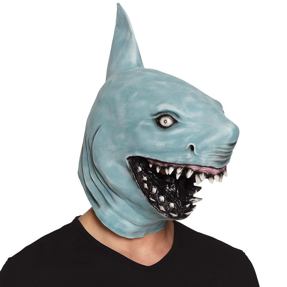 MASQUE DE REQUIN FURIEUX (Masque intégral en latex)
